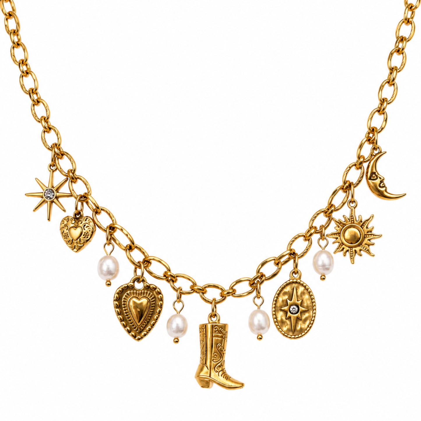 Alma Charm Necklace